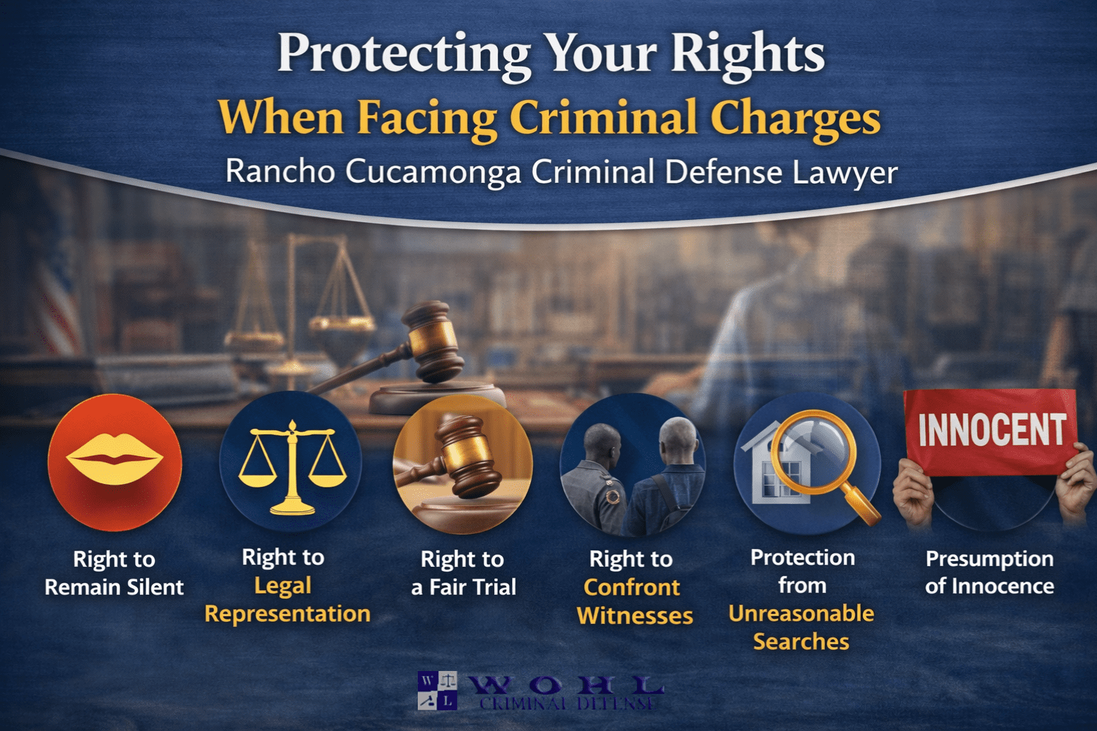 Top 10 Rights a Rancho Cucamonga Criminal Defense Lawyer Helps You Keep