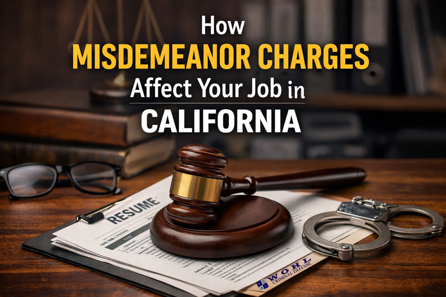 how misdemeanor charges affect your job