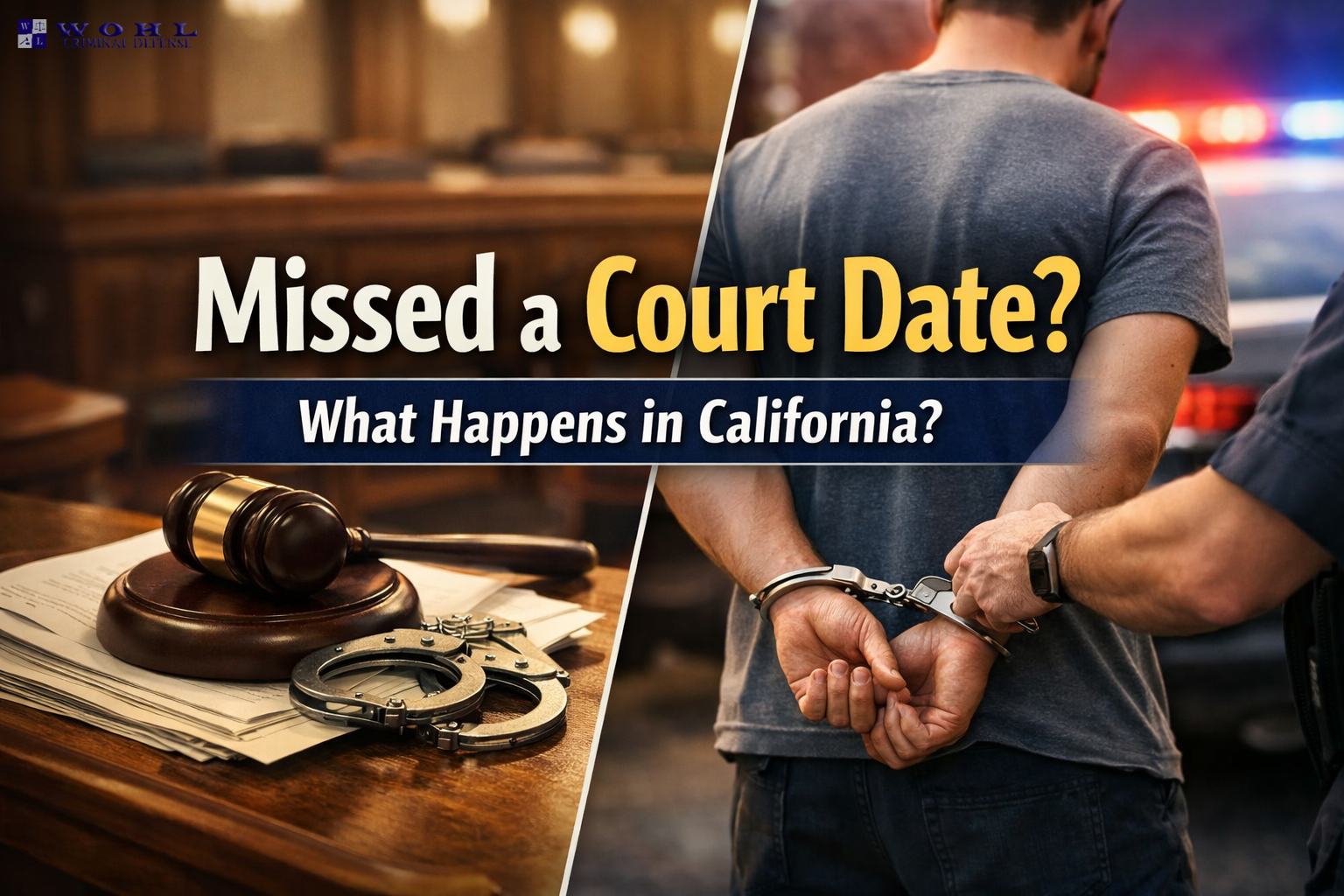 miss a court date in California