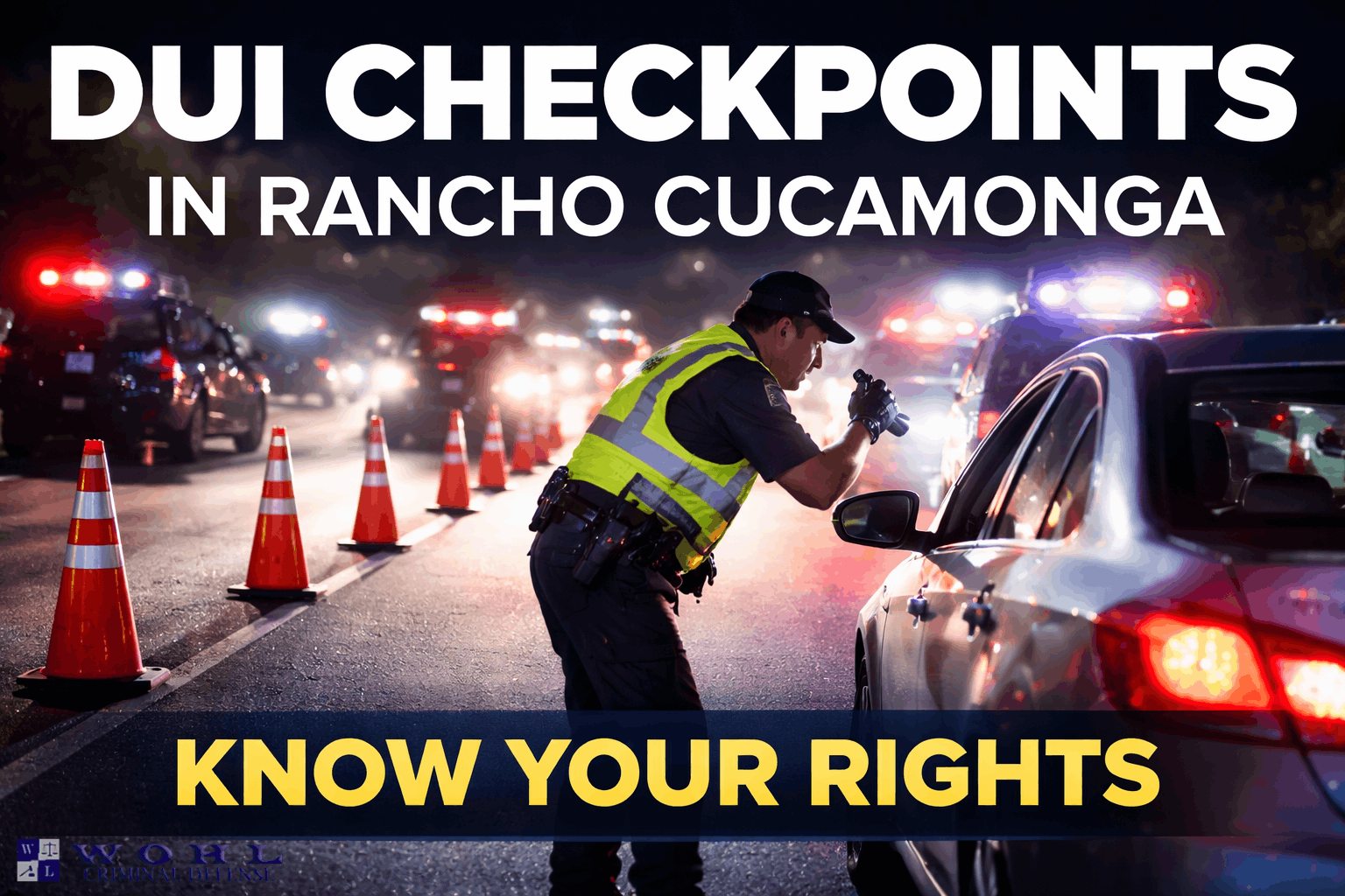 DUI checkpoints in Rancho Cucamonga