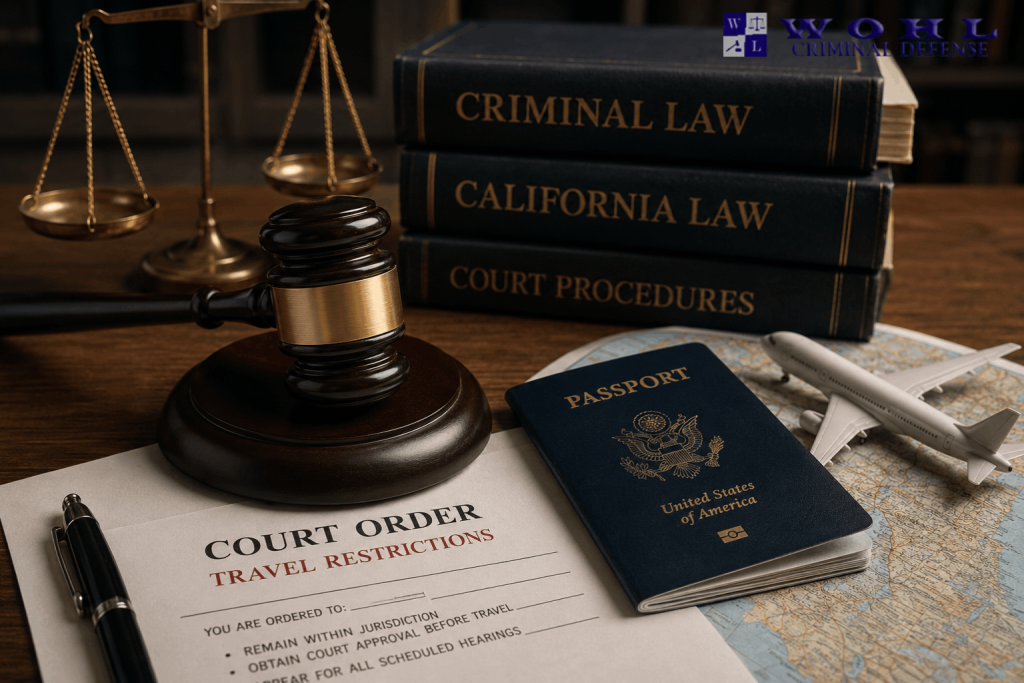 can you travel with a pending criminal case